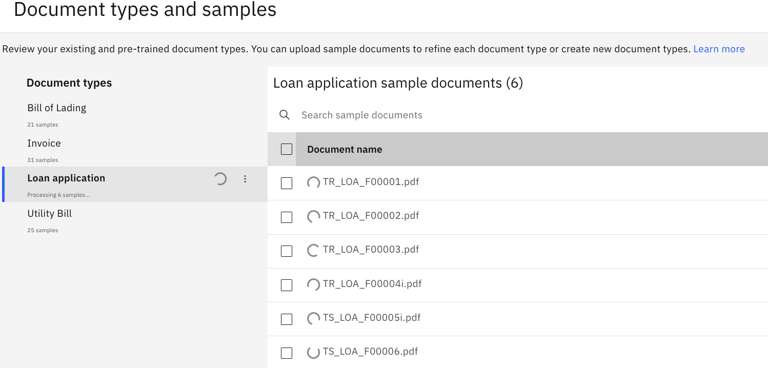 Figure 10.51 – ADP processing sample documents for new document type
