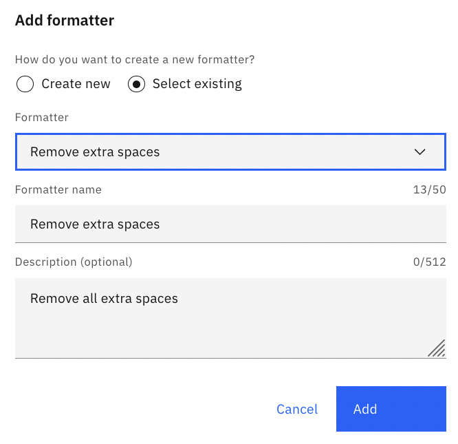 Figure 10.82 – Custom formatter for the Interest Rate data field to remove spaces
