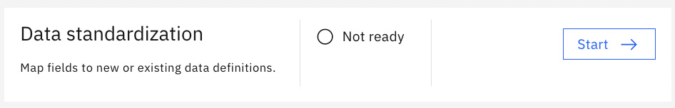 Figure 10.83 – Start data standardization process
