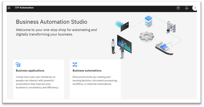 Figure 11.1 – Business Automation Studio
