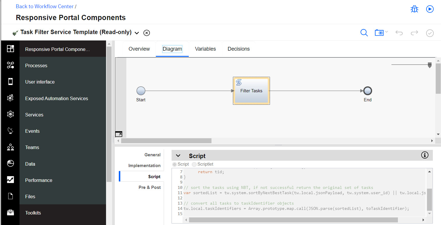 Figure 12.13 – Task Filter Service Template
