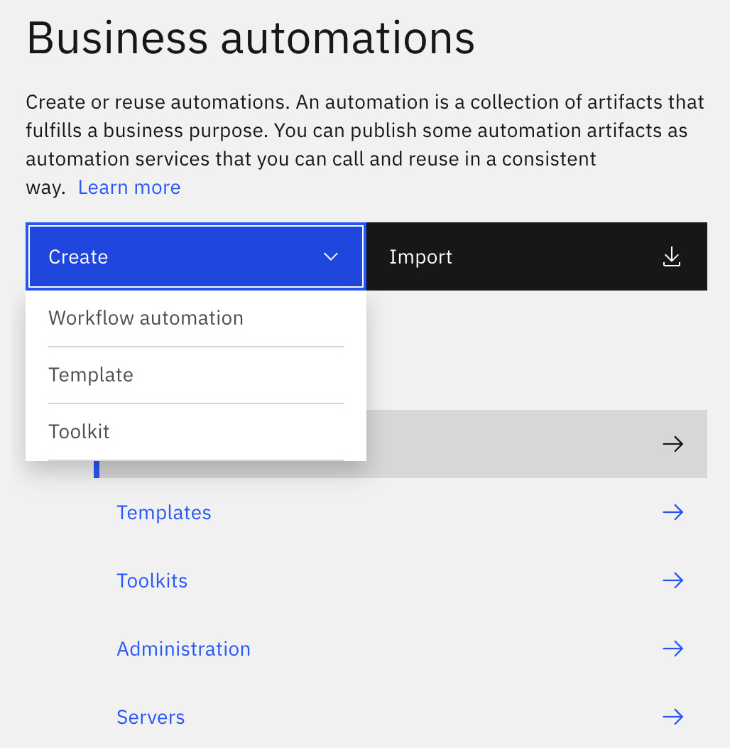 Figure 7.2 – Creating new workflow automation
