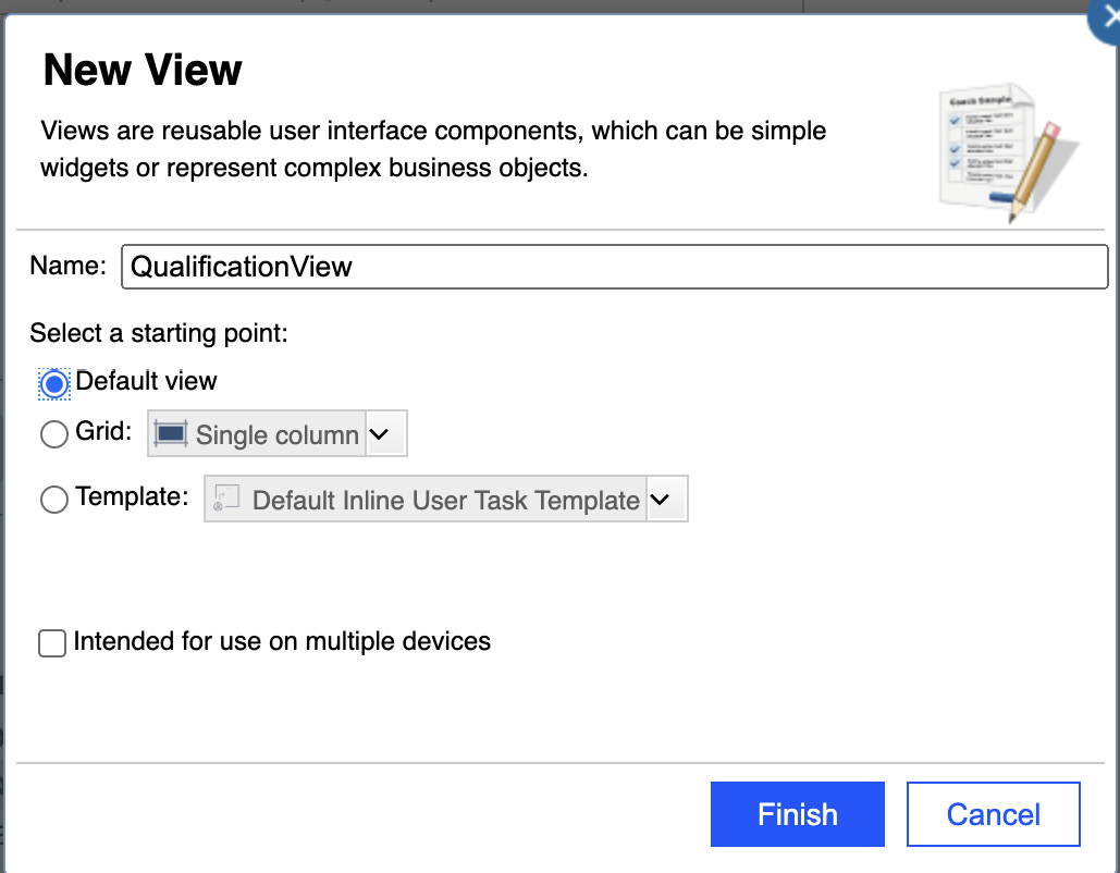 Figure 7.33 – Creating new views
