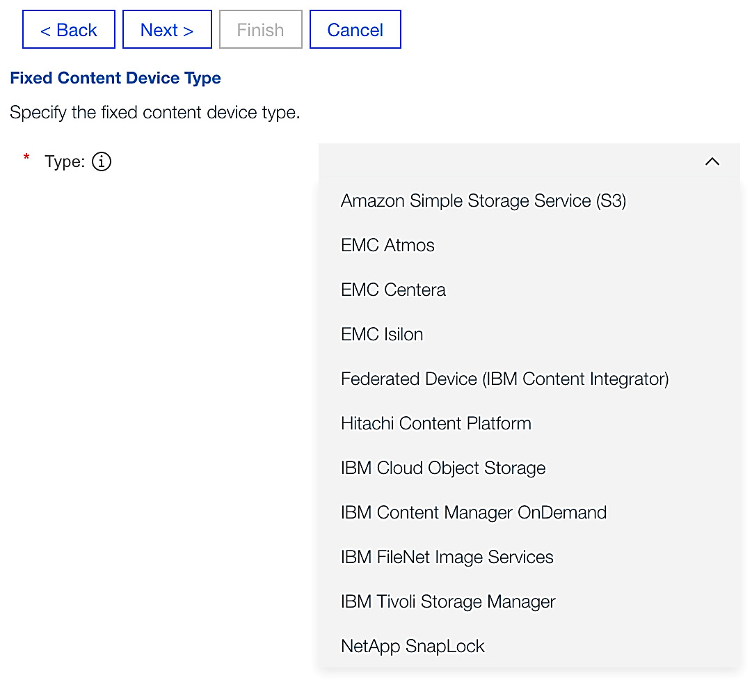 Figure 9.32 – FileNet CPE FCD support
