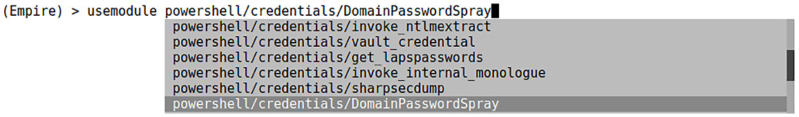 Figure 9.16 – Autocomplete in Empire
