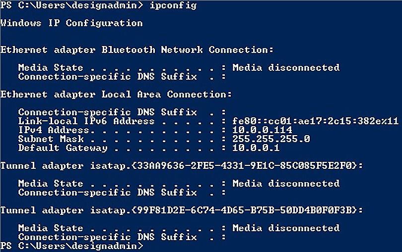Figure 9.1 – PowerShell can do everything CMD can do
