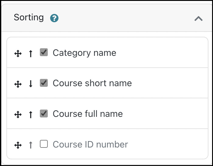 Figure 12.10 – Report sorting
