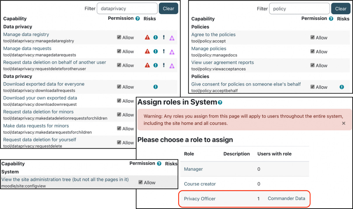 Figure 14.4 – Privacy Officer role definition
