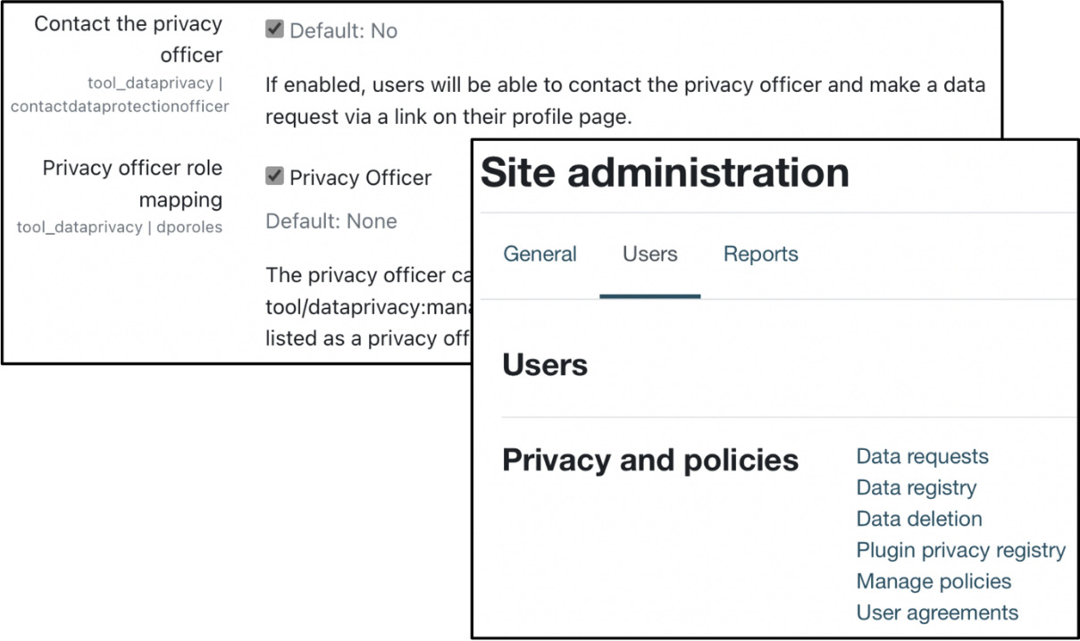 Figure 14.5 – Activating Privacy Officer functionality
