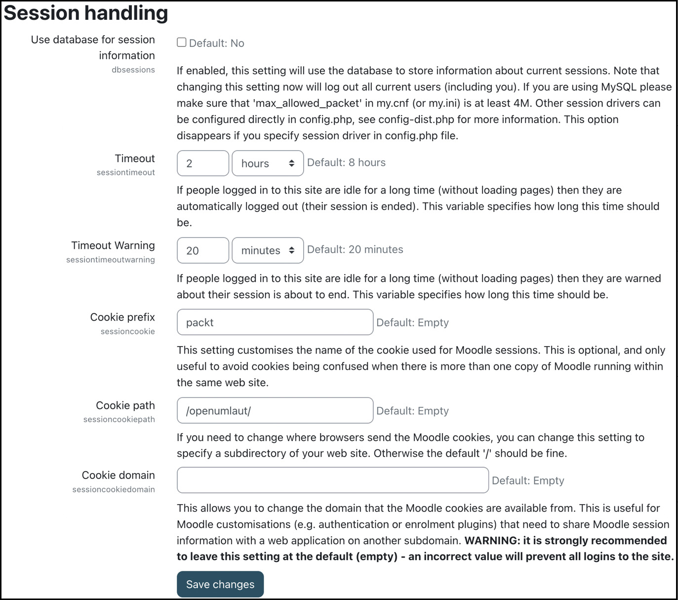 Figure 15.13 – Session handling
