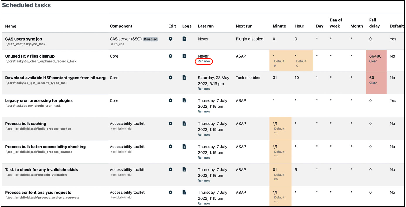 Figure 15.15 – Scheduled tasks
