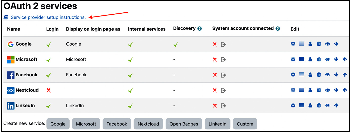 Figure 5.39 – OAuth 2 services