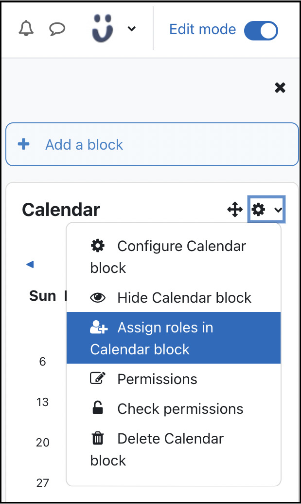 Figure 6.9 – Block context
