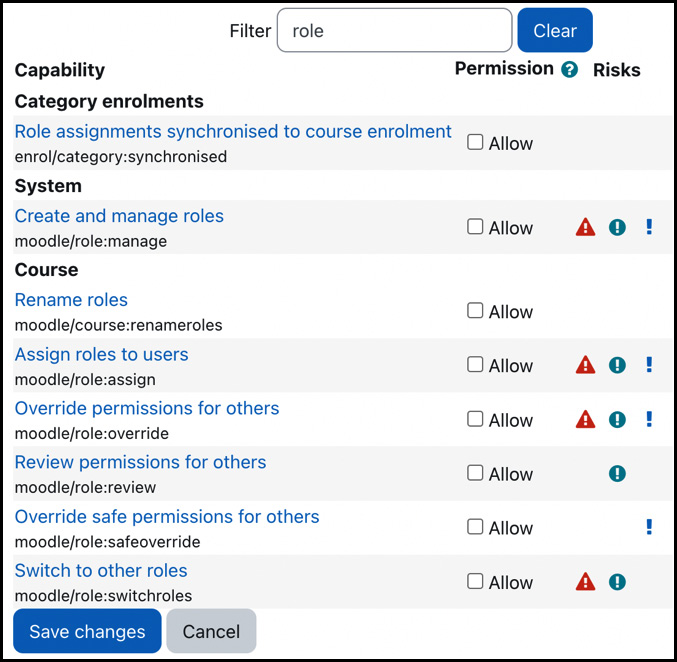 Figure 6.12 – Capabilities
