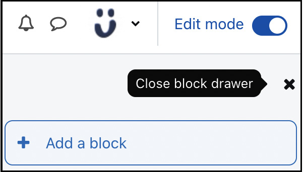 Figure 7.13 – Adding blocks to the block drawer
