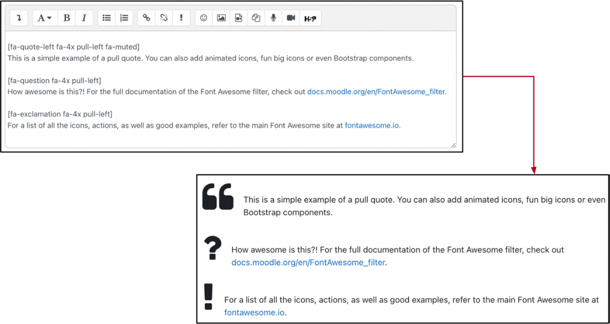 Figure 7.19 – Filter FontAwesome
