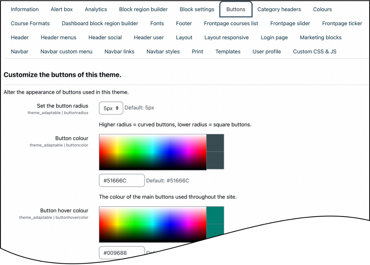 Figure 7.34 – Adaptable theme
