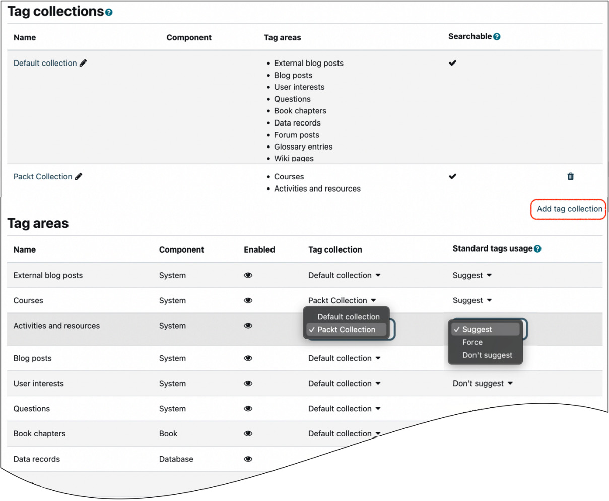 Figure 9.4 – Managing tags I
