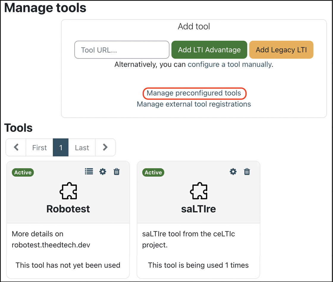 Figure 9.12 – Moodle as an LTI platform II
