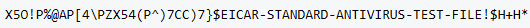 Figure 5.15 – EICAR test file
