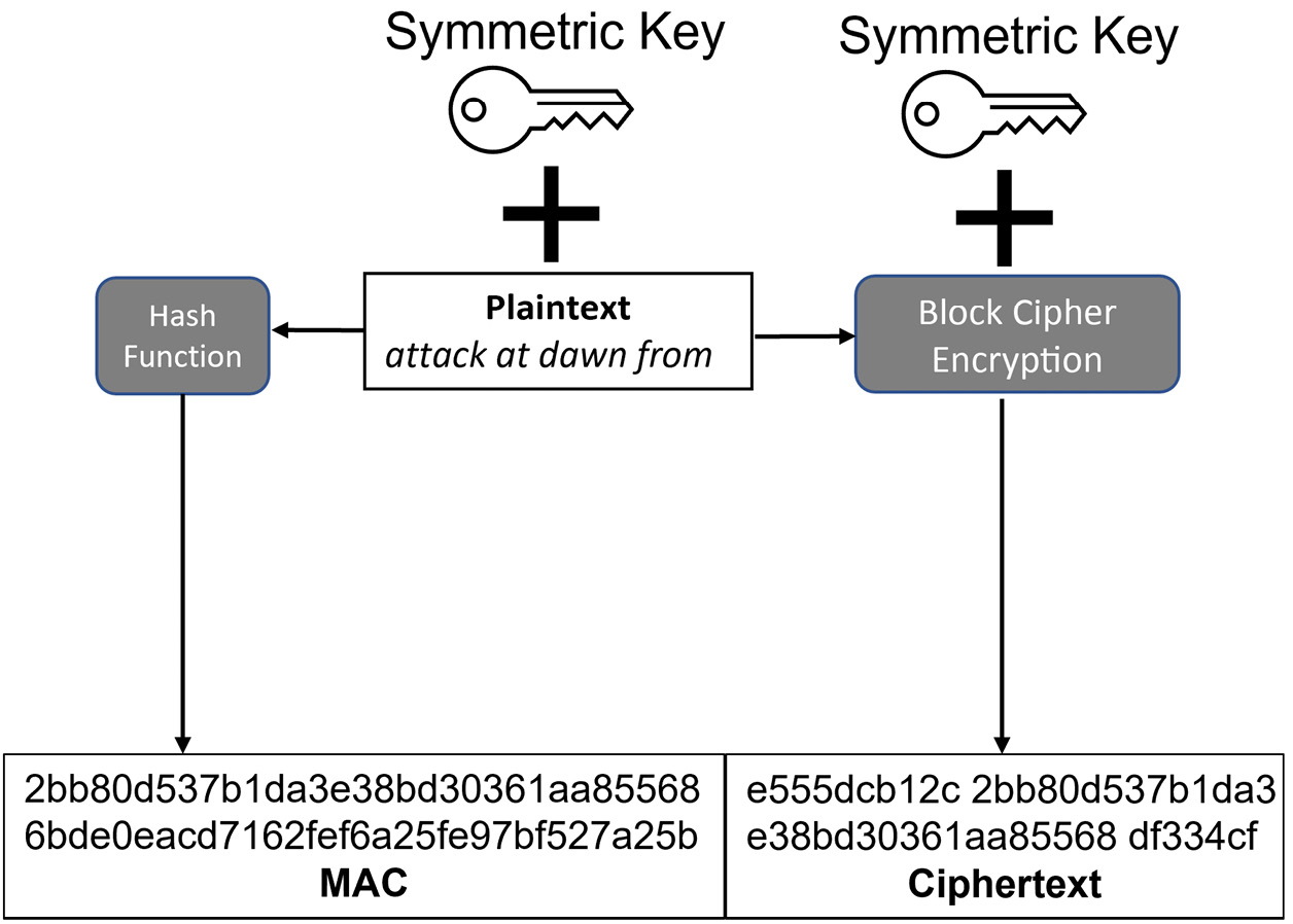 Figure 11.7 – GCM using AEAD
