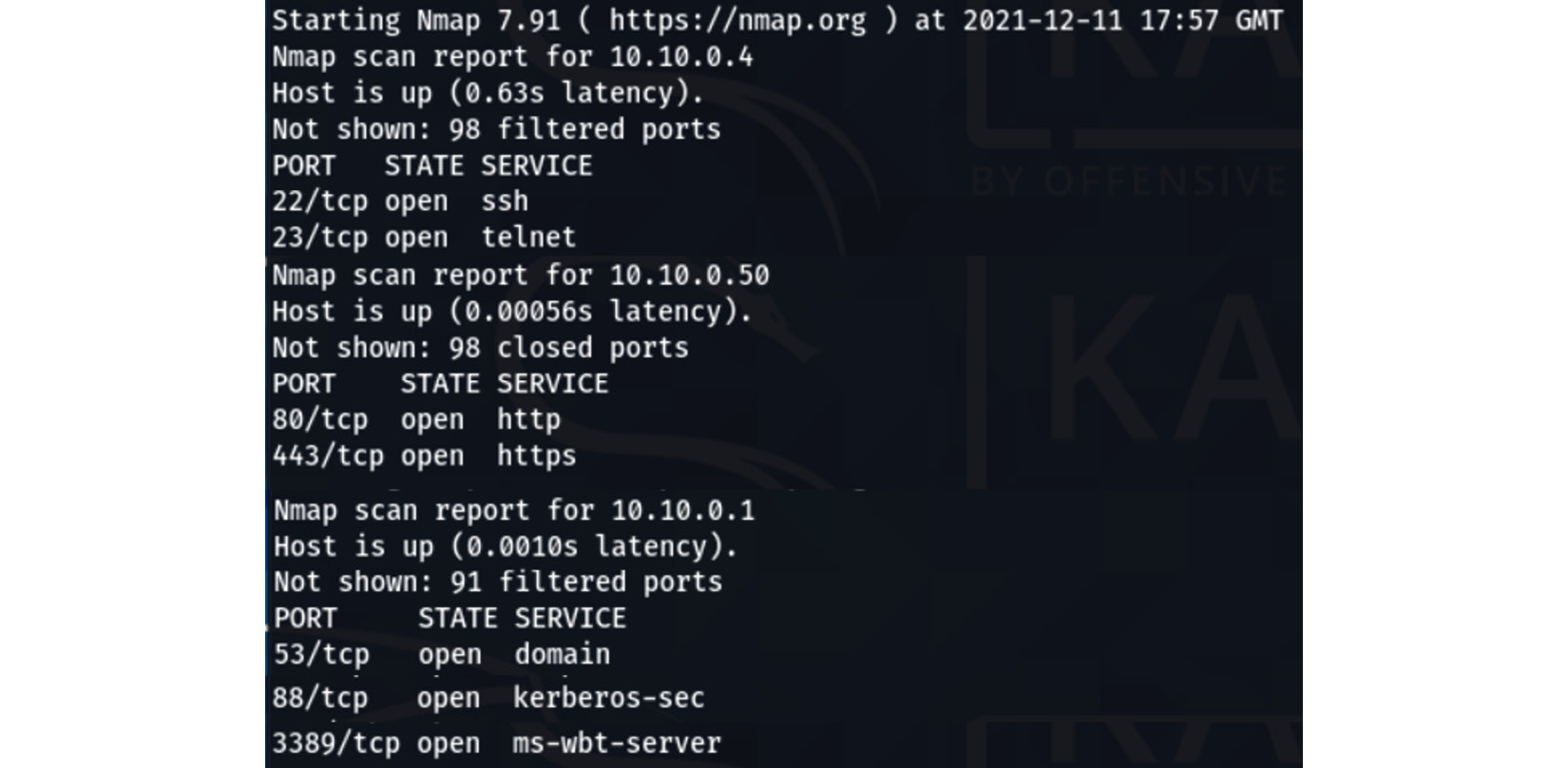 Figure 17.2 – Security scan output
