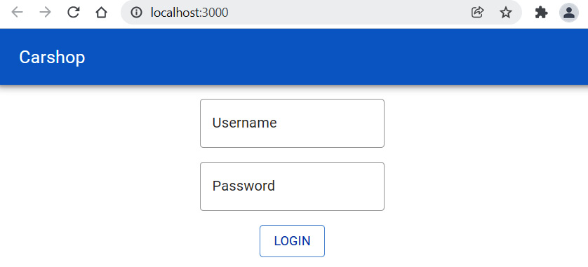 Figure 14.3 – Login page
