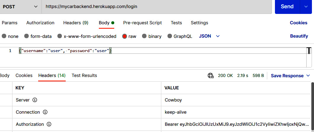 Figure 15.11 – Postman request
