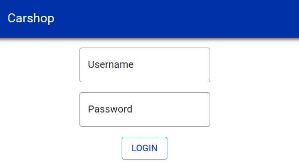 Figure 15.21 – Login screen
