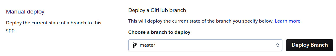 Figure 15.7 – Manual deployment
