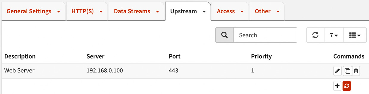 Figure 18.7 – The configured upstream server