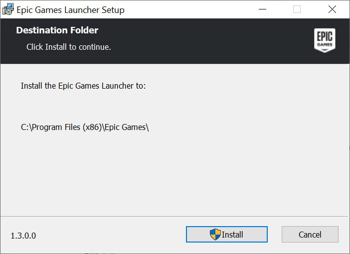 Figure 1.6: The Epic Games Launcher
