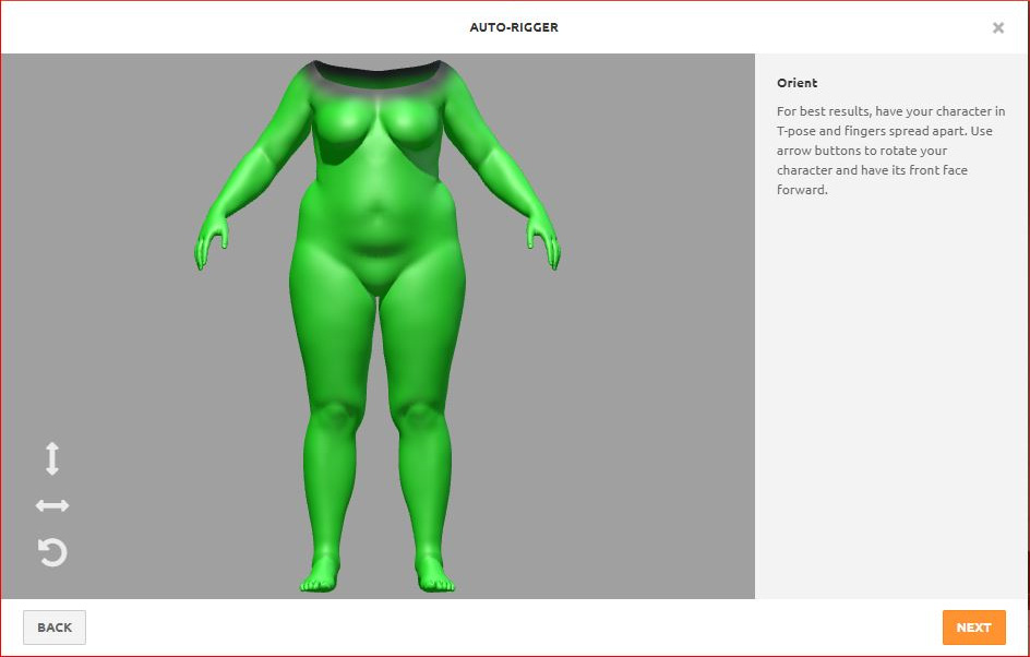 Figure 5.10: Mixamo has finished the processing phase
