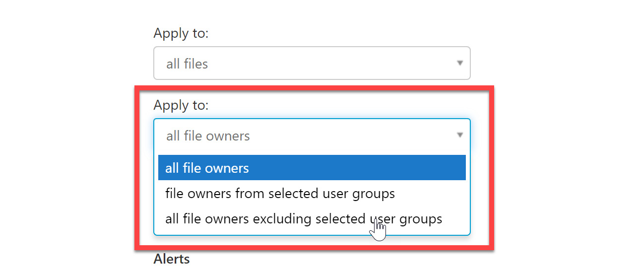Figure 11.12 – Applying to all file owners
