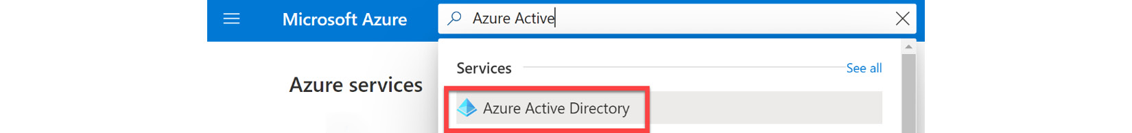 Figure 14.1 – Navigate to Azure Active Directory
