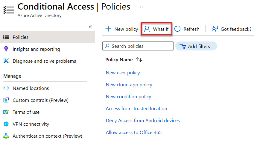 Figure 9.42 – Selecting What If
