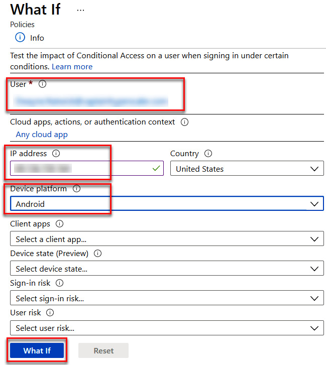 Figure 9.43 – What If configuration
