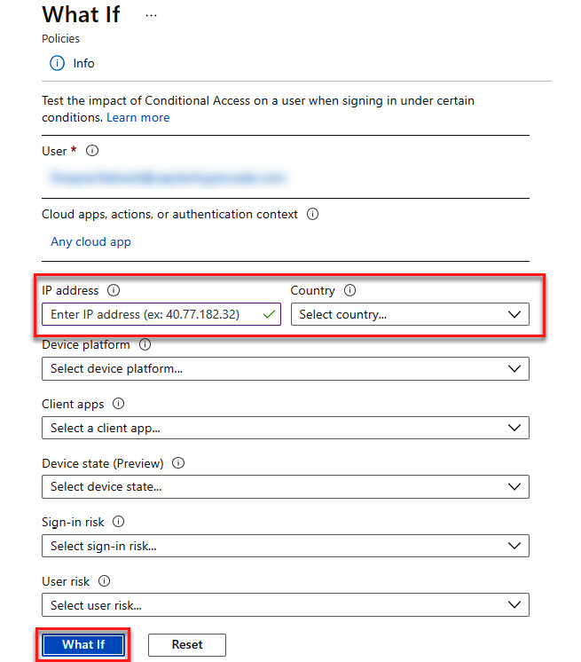 Figure 9.46 – What If for all locations and apps
