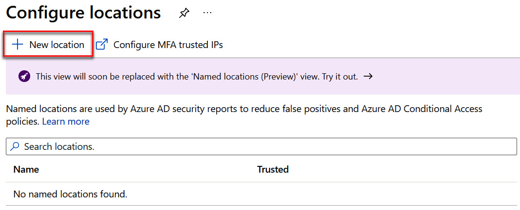 Figure 9.4 – Adding a new location
