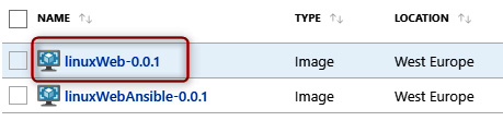 Figure 4.11 – Azure VM image created by Packer
