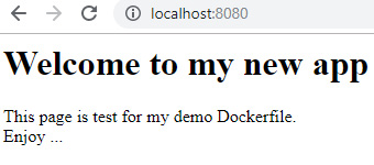 Figure 9.13 – Docker application launched