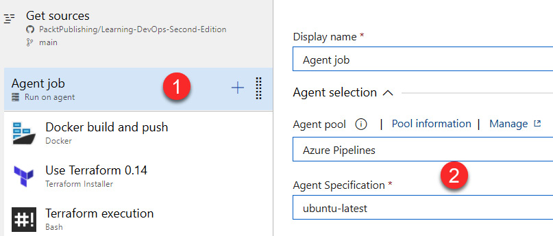 Figure 9.29 – Agent job parameters