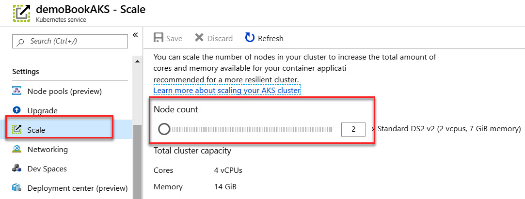 Figure 10.28 – AKS scaling