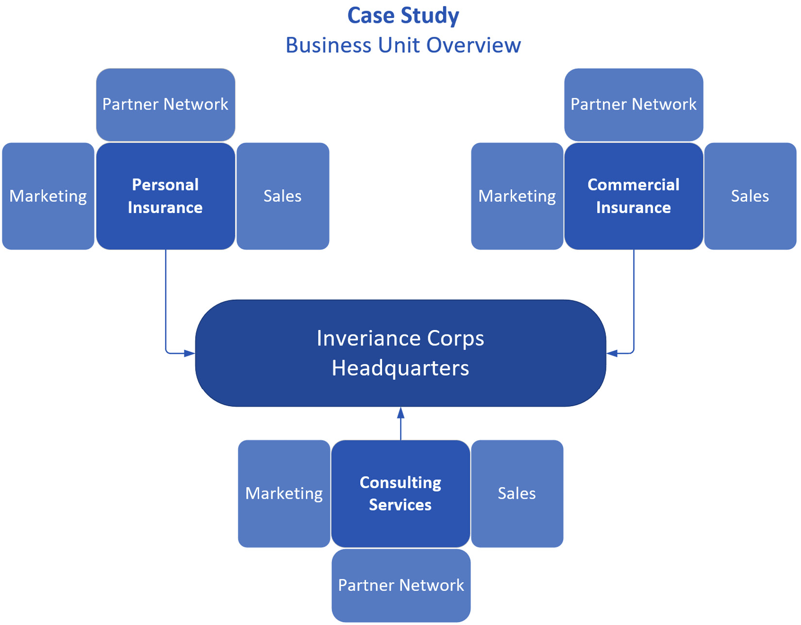 Figure 2.1 – Inveriance Corps business unit structure
