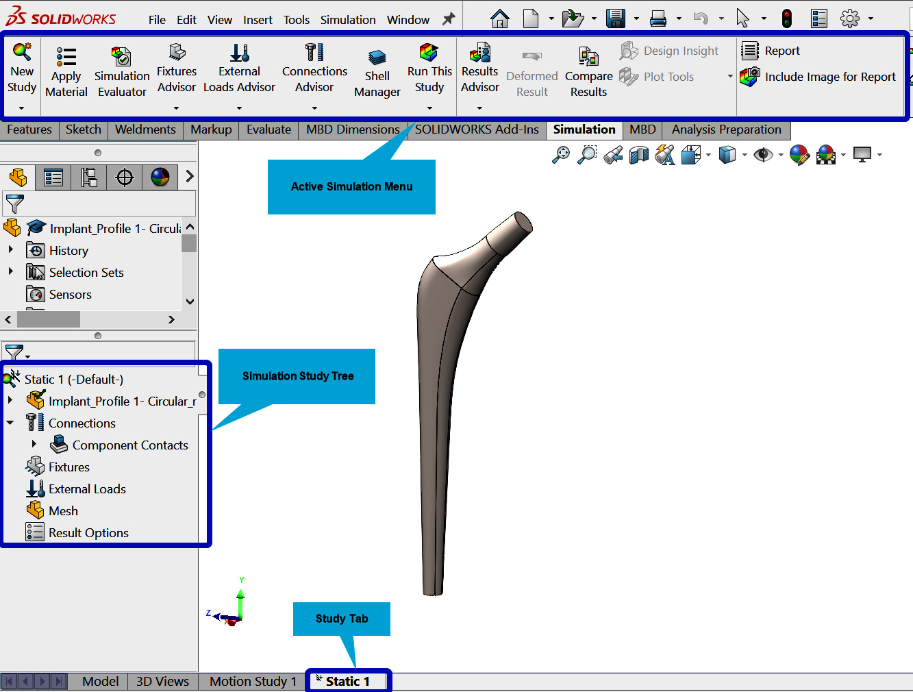 Figure 1.8 – Simulation study tree
