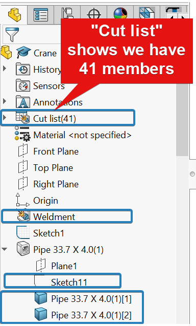 Figure 2.15 – New items within the feature manager
