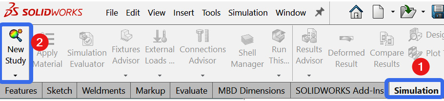 Figure 2.19 – Creating a new study
