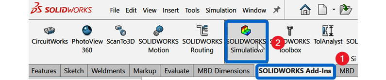 Figure 3.14 – Activating the Simulation tab
