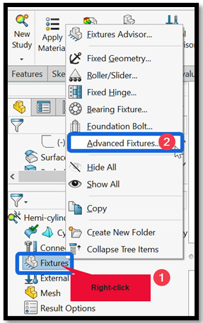 Figure 5.20 – Choosing Advanced Fixtures
