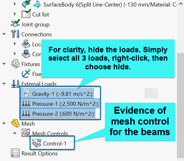 Figure 7.42 – Updated view of the simulation study tree
